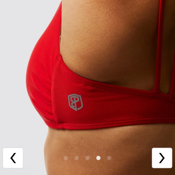 Born Primitive Coastal Bikini Top (Bright Red) size XL - Picture 4 of 5